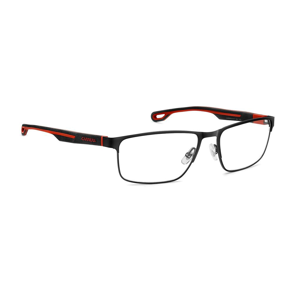 Carrera Men’s Black Metal Glasses – Rectangle Full-Rim Frame