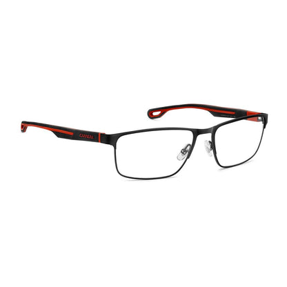 Carrera Men’s Black Metal Glasses – Rectangle Full-Rim Frame