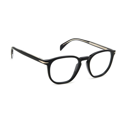 David Beckham Men’s Optical Glasses – Black Round Frame