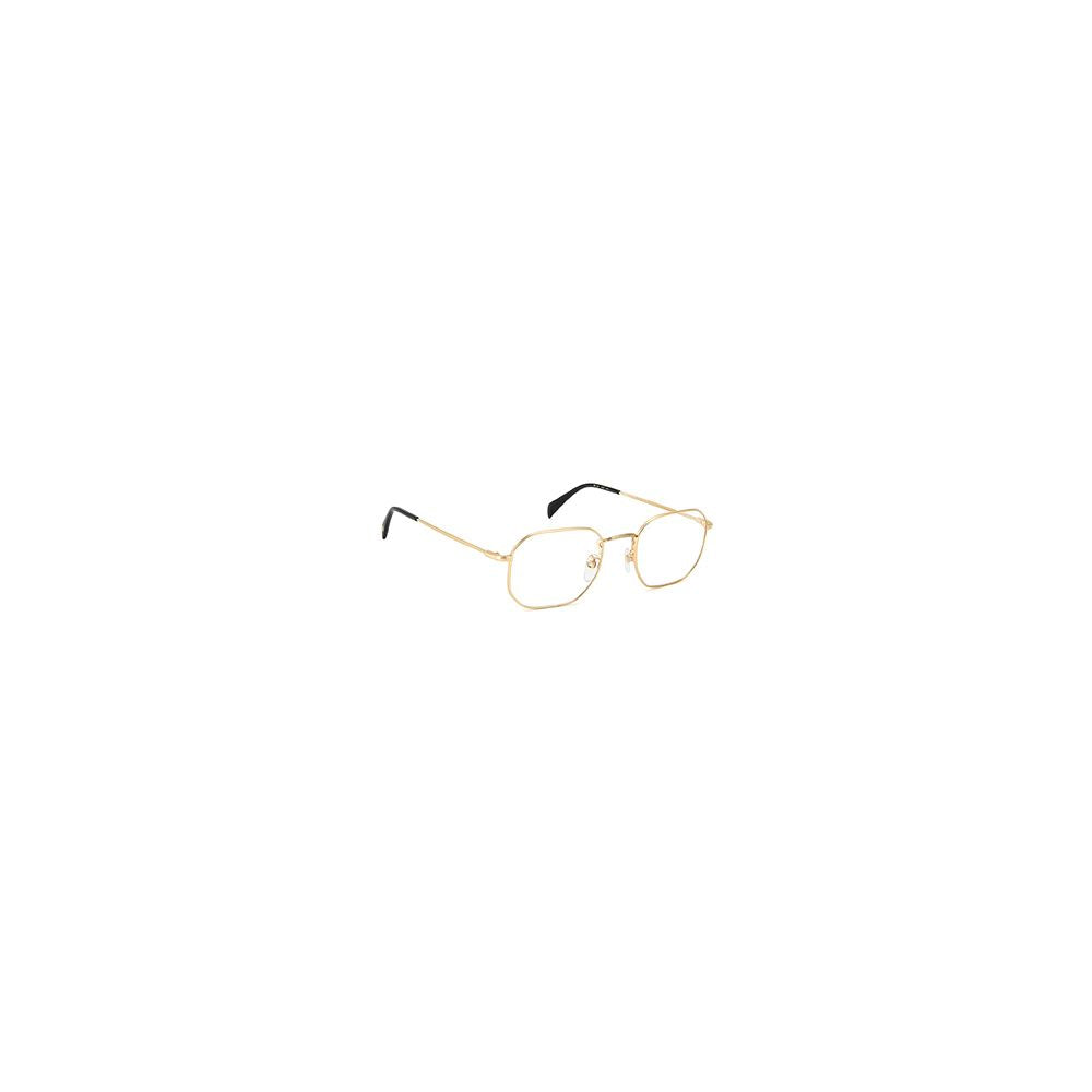 David Beckham Men's Gold Square Optical Glasses - Demo Lens Frames