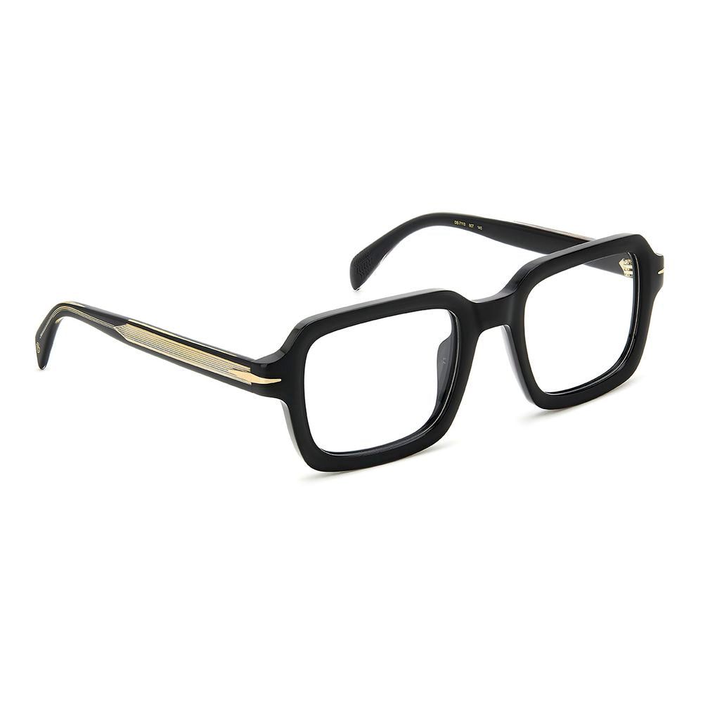 David Beckham Men’s Optical Glasses – Black Square Frame