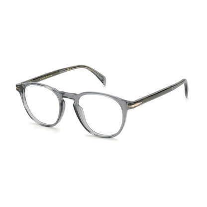 David Beckham Men’s Optical Glasses – Gray Round Frame