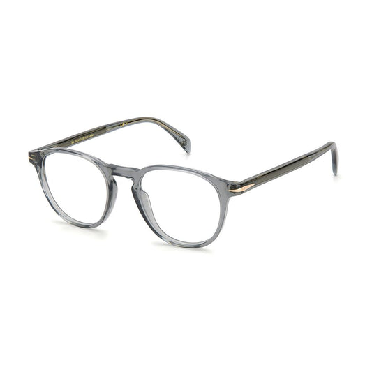 David Beckham Men’s Optical Glasses – Gray Round Frame