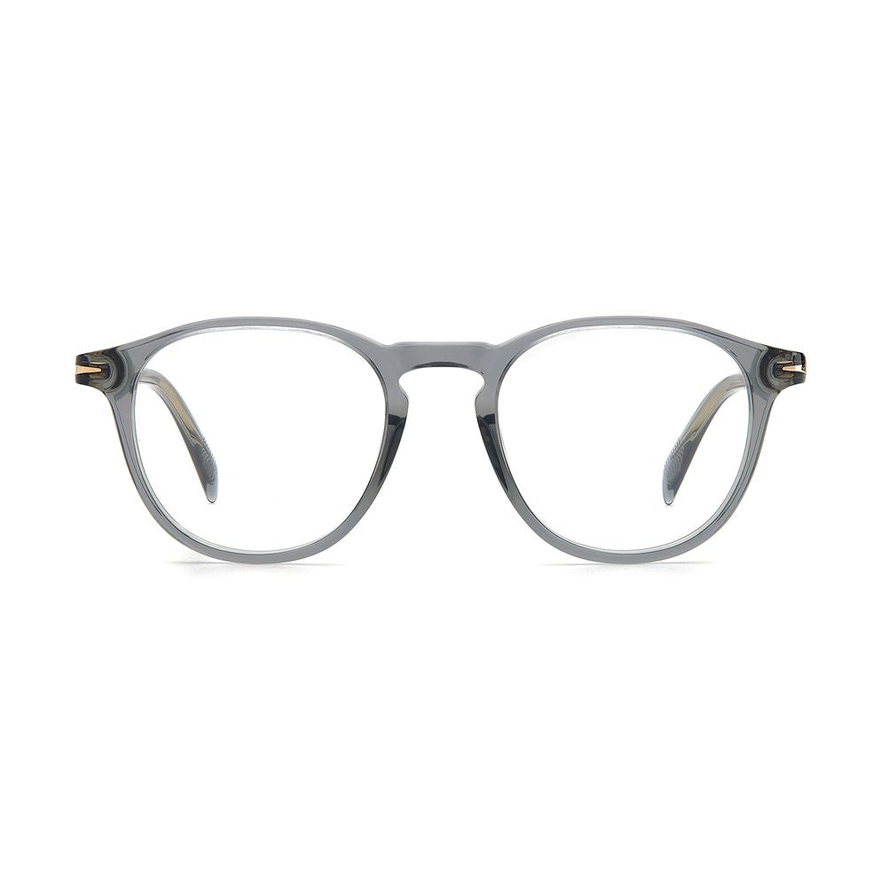 David Beckham Men’s Optical Glasses – Gray Round Frame