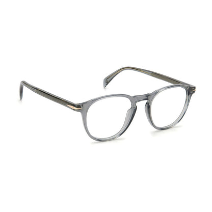 David Beckham Men’s Optical Glasses – Gray Round Frame
