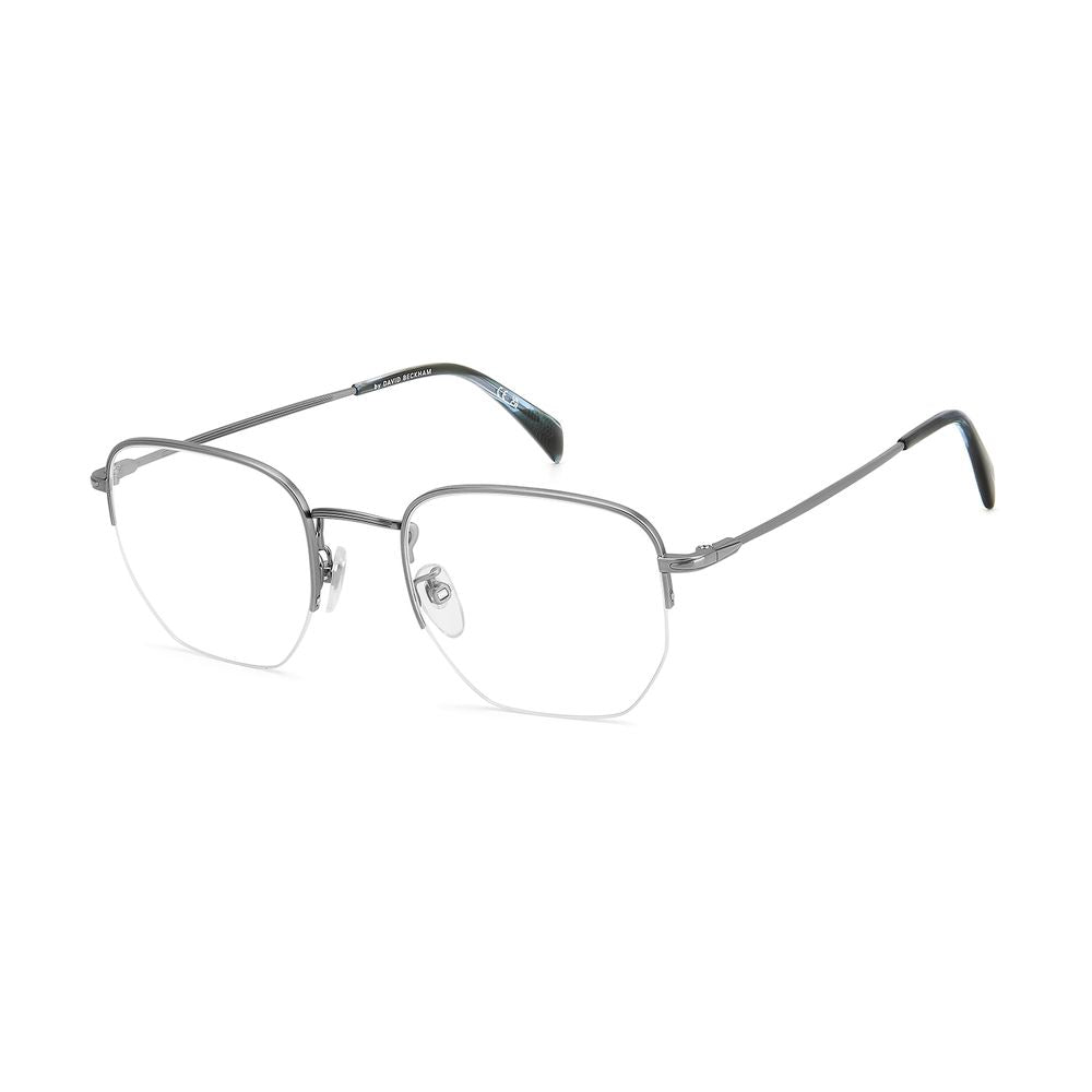 David Beckham Men's Optical Glasses – Gunmetal Square Frame