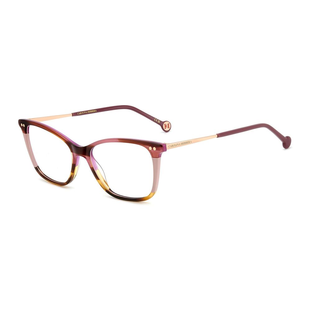 Carolina Herrera Multicolor Acetate Optical Glasses – Rectangle Frames