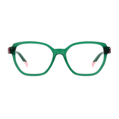 Missoni Women's Optical Glasses – Green Square Frame, Demo Lens