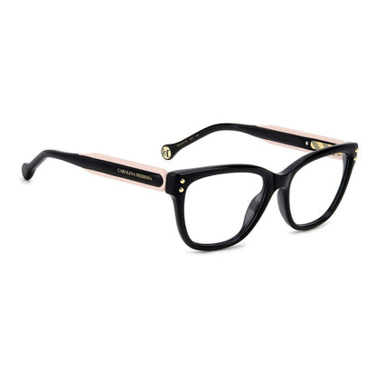 Carolina Herrera Women's Cat Eye Glasses – Black Full-Rim Frame