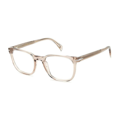 David Beckham Men's Gold Optical Glasses – Square Full-Rim Frames