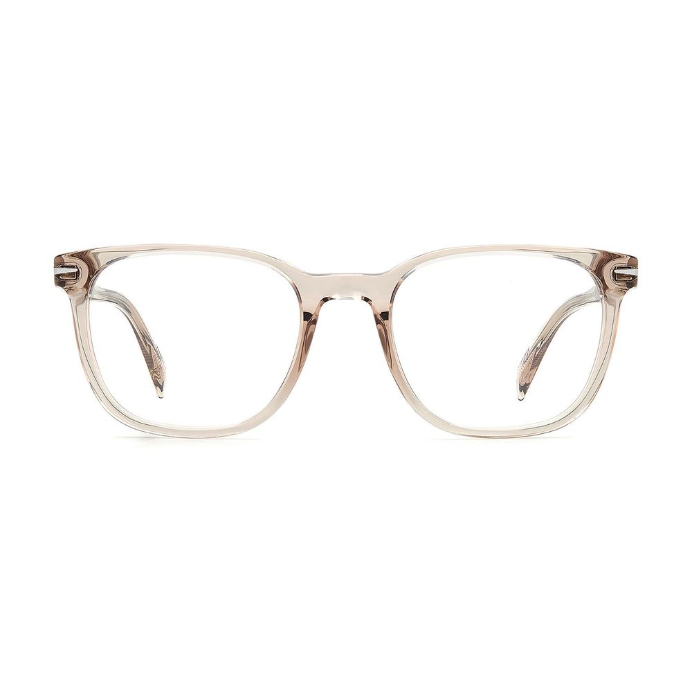 David Beckham Men's Gold Optical Glasses – Square Full-Rim Frames