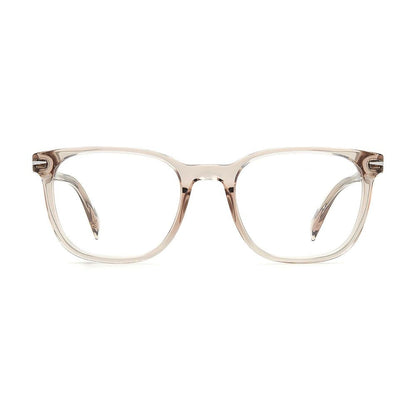 David Beckham Men's Gold Optical Glasses – Square Full-Rim Frames