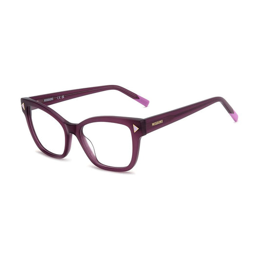 Missoni Women's Optical Glasses – Purple Square Frame, 52mm