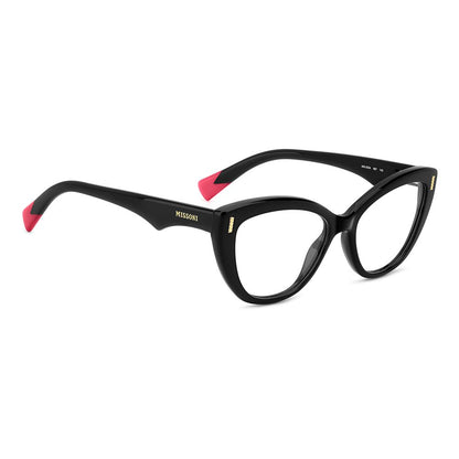 Missoni Women’s Black Acetate Optical Glasses – Cat Eye Frames