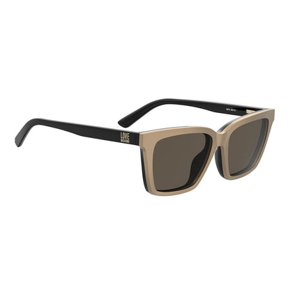 Love Moschino Women's Hybrid Glasses – Black Butterfly Frame, 54mm