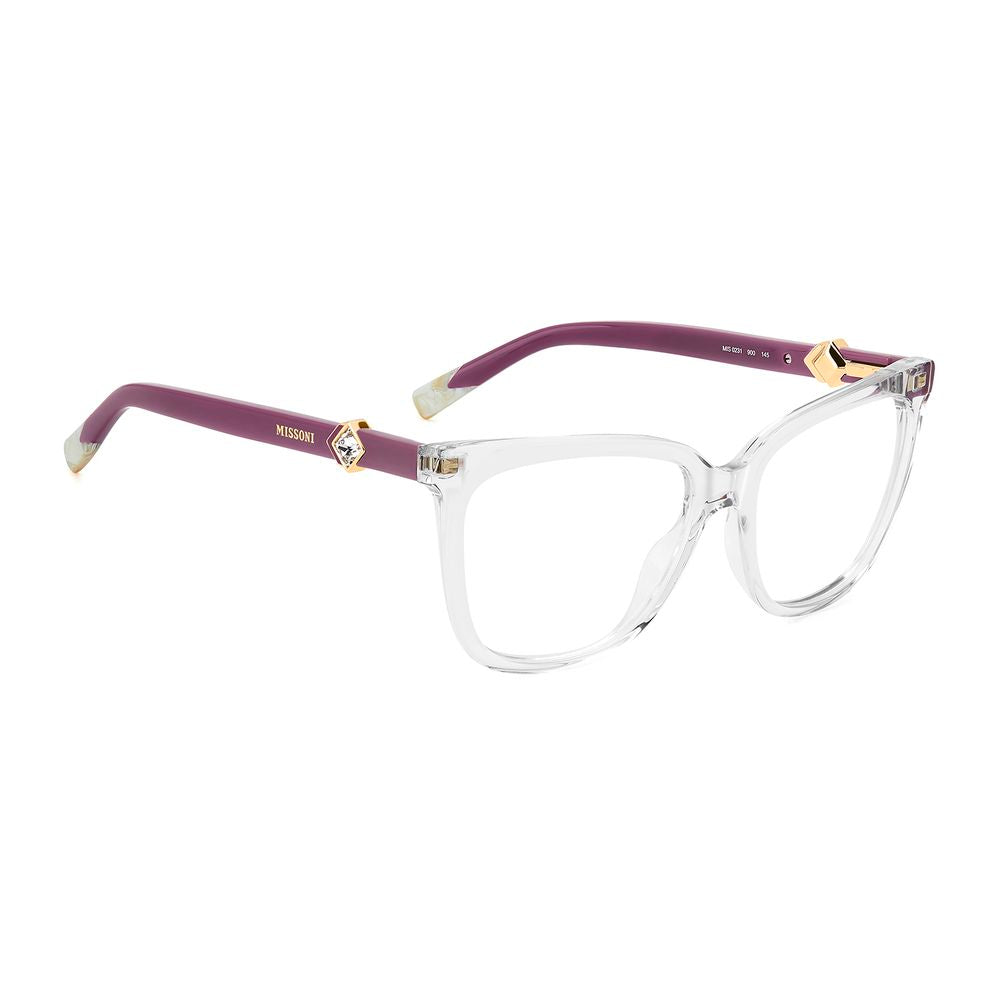 Missoni Women’s Transparent Acetate Glasses – Cat Eye Frames