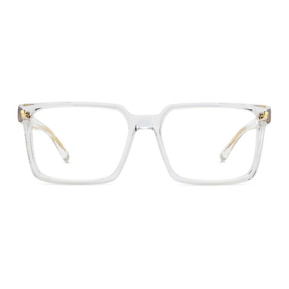 Dsquared² Men’s Transparent Optical Glasses – Rectangle Full-Rim