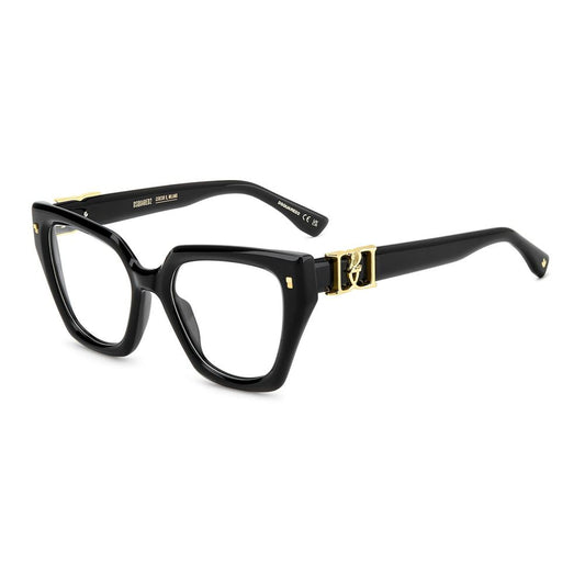 Dsquared² Women's Optical Glasses – Black Butterfly Frame