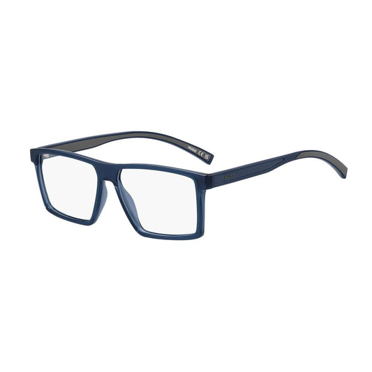 Hugo Boss Men's Blue Plastic Optical Glasses – Square Frame