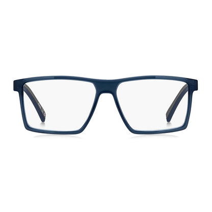 Hugo Boss Men's Blue Plastic Optical Glasses – Square Frame