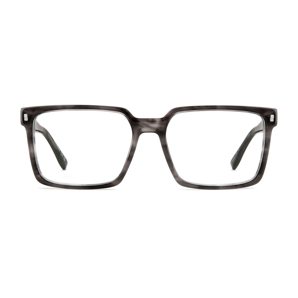 Dsquared² Men’s Optical Glasses – Grey Rectangle Frame