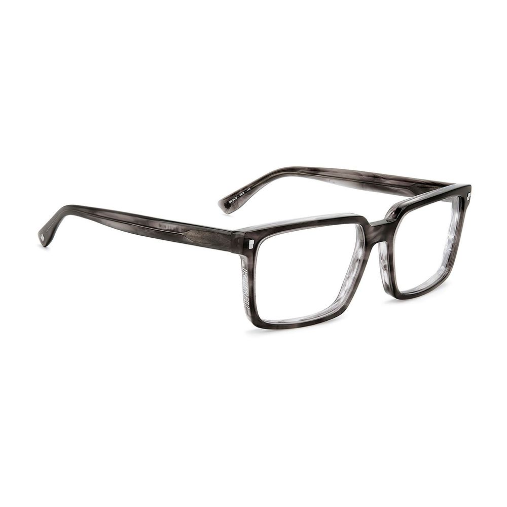 Dsquared² Men’s Optical Glasses – Grey Rectangle Frame