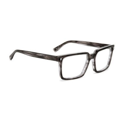 Dsquared² Men’s Optical Glasses – Grey Rectangle Frame