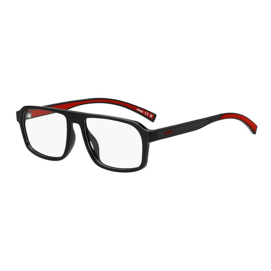 Hugo Boss Men’s Optical Glasses – Black Rectangle Frame