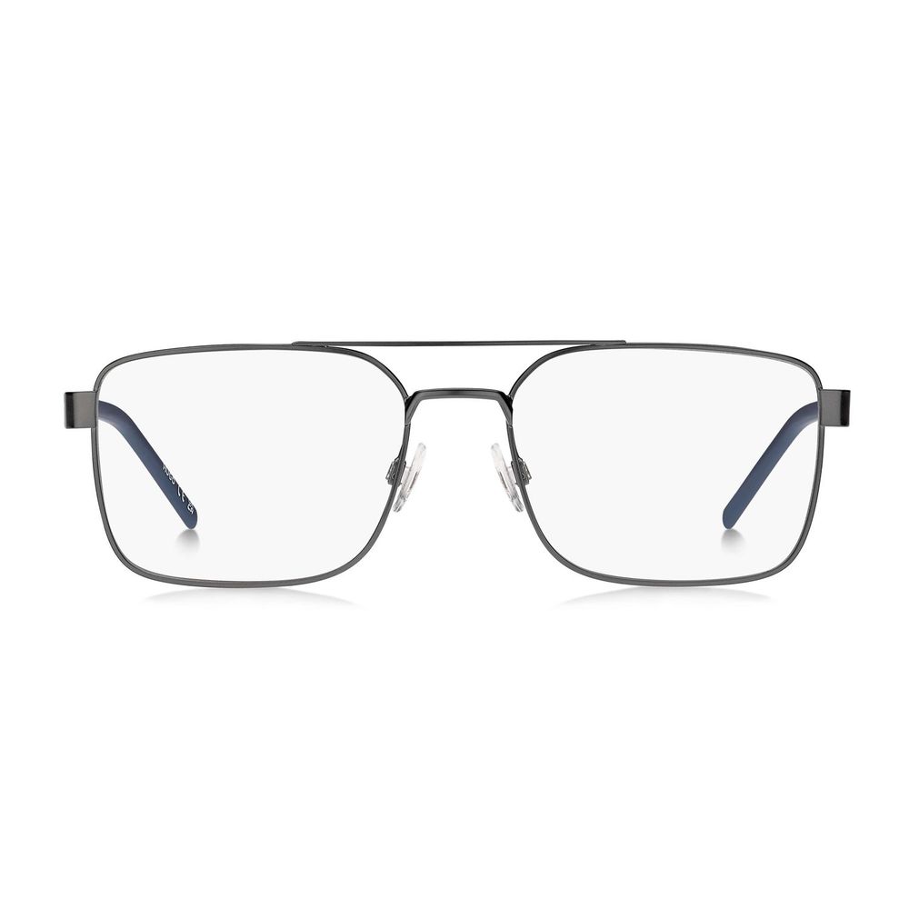 Hugo Boss Men’s Optical Glasses – Silver Rectangle Frame