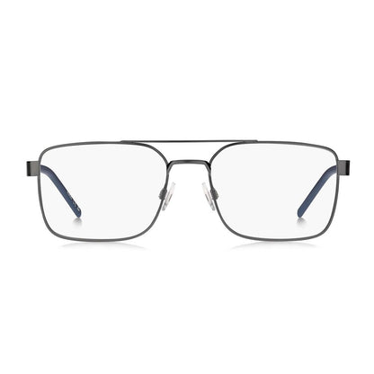 Hugo Boss Men’s Optical Glasses – Silver Rectangle Frame