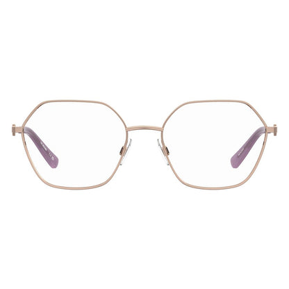 Love Moschino Women’s Optical Glasses – Rose Gold Trapezium Frame