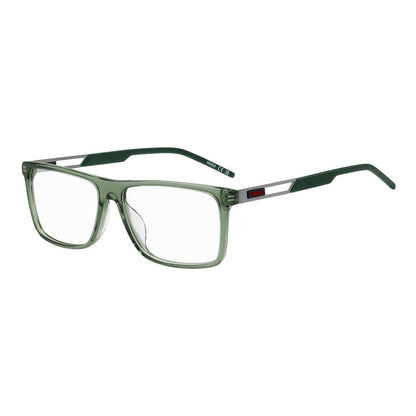 Hugo Boss Men's Optical Glasses – Olive Rectangle Frames