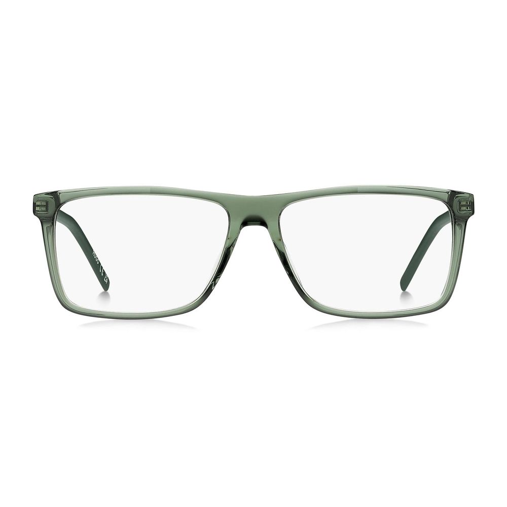 Hugo Boss Men's Optical Glasses – Olive Rectangle Frames