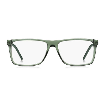 Hugo Boss Men's Optical Glasses – Olive Rectangle Frames