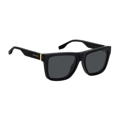 Marc Jacobs Men’s Hybrid Glasses – Black Square Frame, 56mm