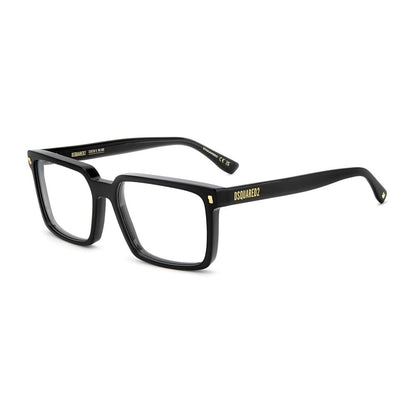 Dsquared² Men's Optical Glasses – Black Square Frames
