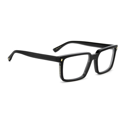Dsquared² Men's Optical Glasses – Black Square Frames