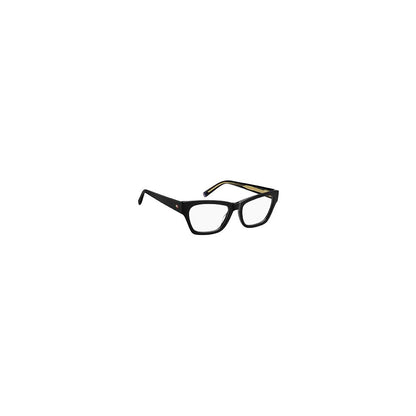 Tommy Hilfiger Women's Black Acetate Glasses – Cat Eye Frame
