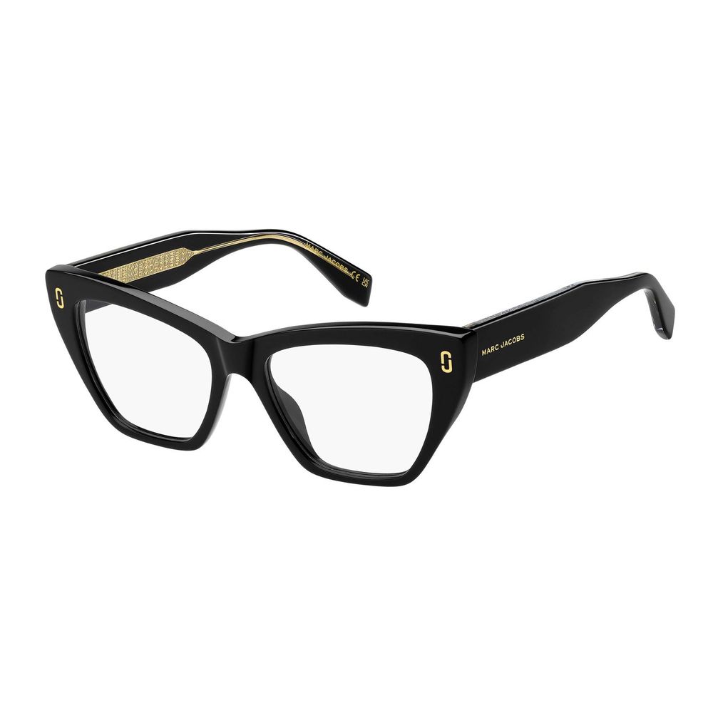 Marc Jacobs Women's Cat Eye Glasses – Black Acetate Frames