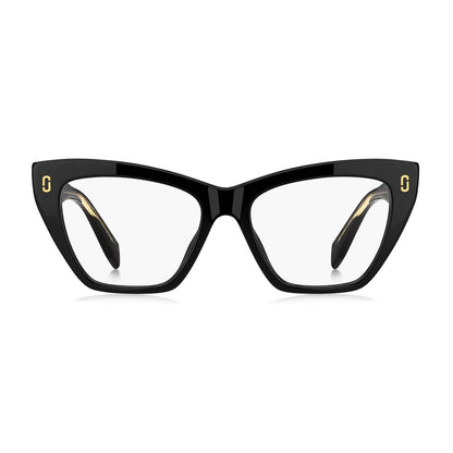 Marc Jacobs Women's Cat Eye Glasses – Black Acetate Frames