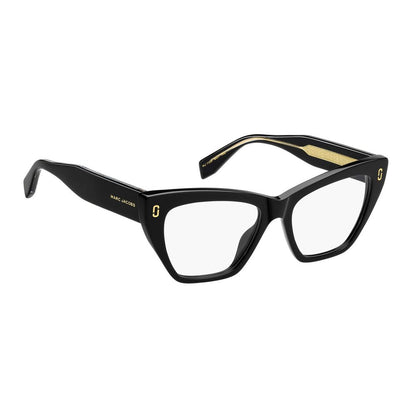 Marc Jacobs Women's Cat Eye Glasses – Black Acetate Frames