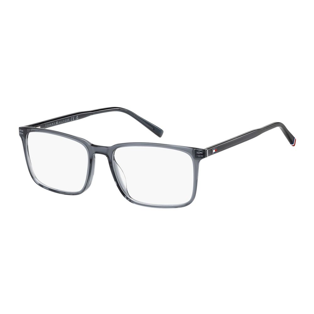 Tommy Hilfiger Men’s Optical Glasses – Grey Rectangle Frame