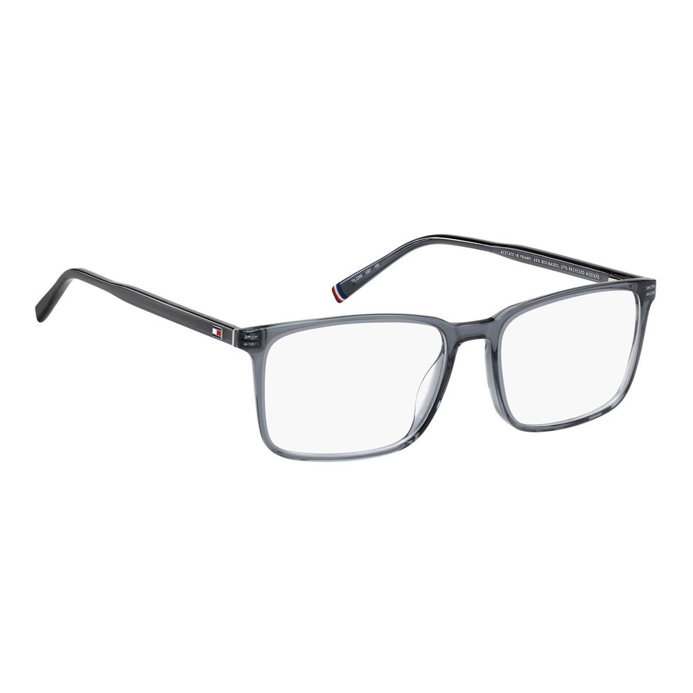 Tommy Hilfiger Men’s Optical Glasses – Grey Rectangle Frame