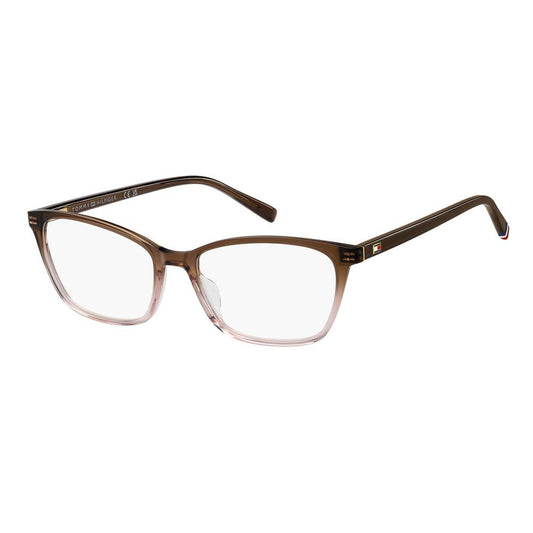 Tommy Hilfiger Women’s Optical Glasses – Brown Rectangle Frame