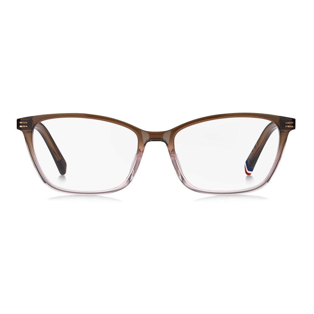 Tommy Hilfiger Women’s Optical Glasses – Brown Rectangle Frame
