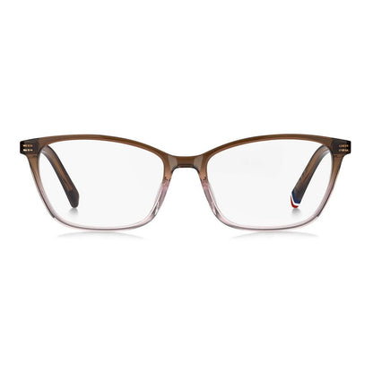 Tommy Hilfiger Women’s Optical Glasses – Brown Rectangle Frame