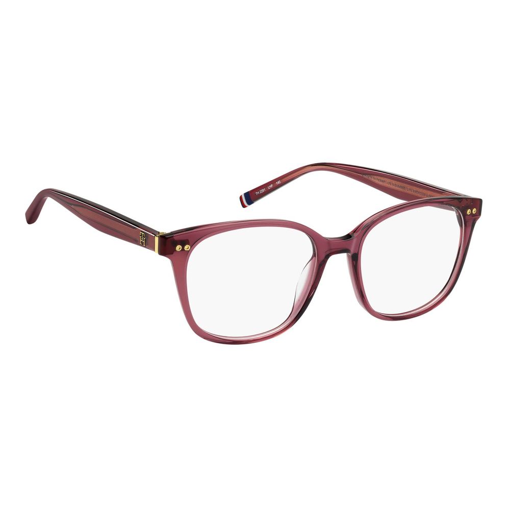 Tommy Hilfiger Women’s Optical Glasses – Rose Square Frame