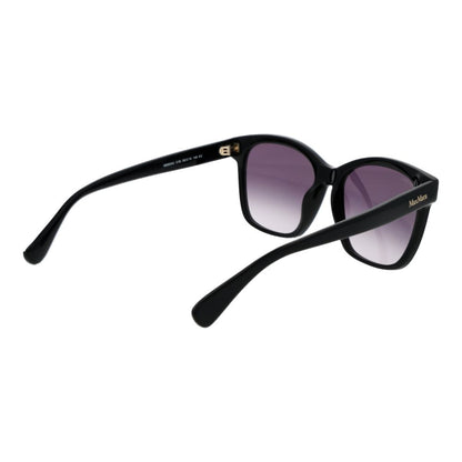 Max Mara Women’s Sunglasses – Black Butterfly Frame, Grey Gradient Lenses