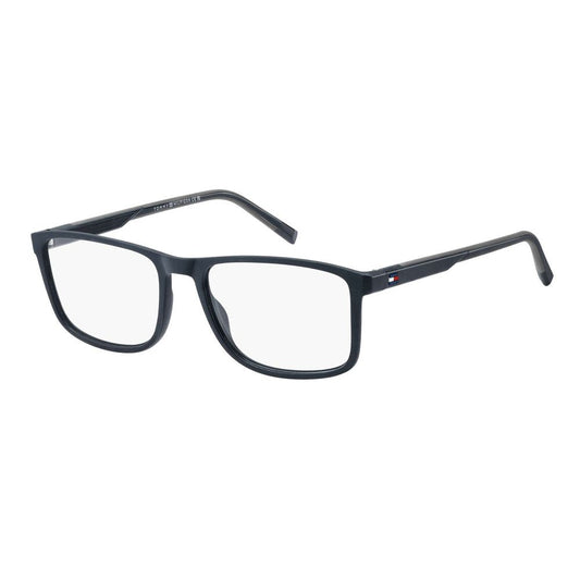 Tommy Hilfiger Men’s Optical Glasses – Blue Rectangle Frames