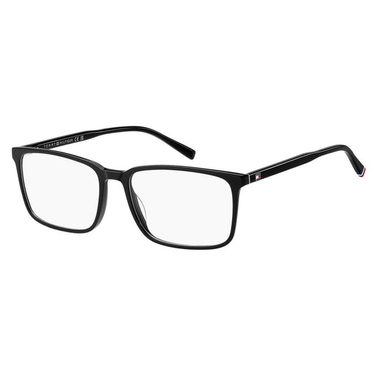 Tommy Hilfiger Men’s Optical Glasses – Black Square Frame